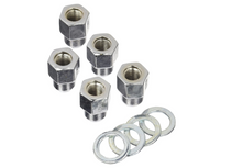 Load image into Gallery viewer, Weld Open End Lug Nuts w/Centered Washers 7/16in. RH - 5pk.