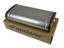 Load image into Gallery viewer, aFe MACH Force XP 304 Stainless Steel Muffler 2.5in Center/Offset 18in L x 9in W x 4in H