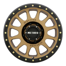 Load image into Gallery viewer, Method MR305 NV 18x9 +18mm Offset 8x170 130.81mm CB Method Bronze/Black Street Loc Wheel